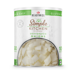 Simple Kitchen Dehydrated Chopped Onions - 250 Serving Can