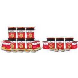 1080 Serving Package - 186 lbs - Includes: 6 - 120 Serving EntrÃ©e Buckets and 3 - 120 Serving Breakfast Buckets