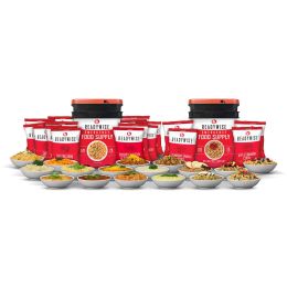 240 Serving Package - 40 lbs - Includes: 1 - 120 Serving EntrÃ©e Bucket and 1 - 120 Serving Breakfast Bucket