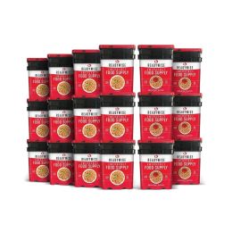 2160 Serving Package - 372 lbs - Includes: 12 - 120 Serving EntrÃ©e Buckets and 6 - 120 Serving Breakfast Buckets