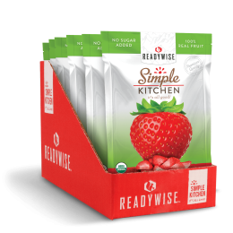 6 CT Case Organic FD Strawberries