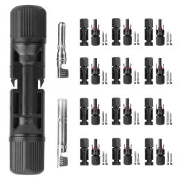 10 Pairs Solar Panel Connectors Solar Wire Adapter Male/Female IP67 Waterproof Connector