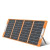 100W 18V Portable Solar Panel, Flashfish Foldable Solar Charger with  5V USB 18V DC Output Type-C Output Compatible with Portable Generator, Smartphon