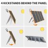 100W 18V Portable Solar Panel, Flashfish Foldable Solar Charger with  5V USB 18V DC Output Type-C Output Compatible with Portable Generator, Smartphon