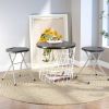 Portable Folding Stools with 330lbs Limited Sturdy Frame