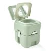 5 Gallon Portable Toilet;  Flush Potty;  Travel Camping Outdoor
